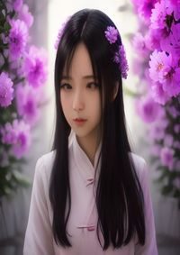 电视剧《樱花季节》宣传照，早乙女由依身着和服站在樱花树下，传统与现代气质融合
